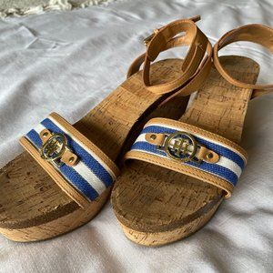 TOMMY HILFIGER Women's Hottie Cork Wedge Sandals